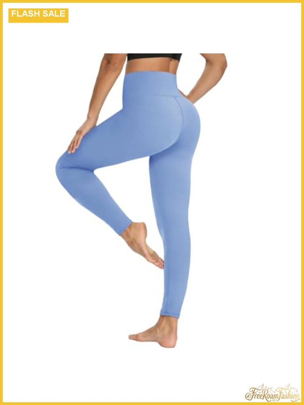 High Waisted Tummy Control Yoga Leggings Compression 4 Way Stretch